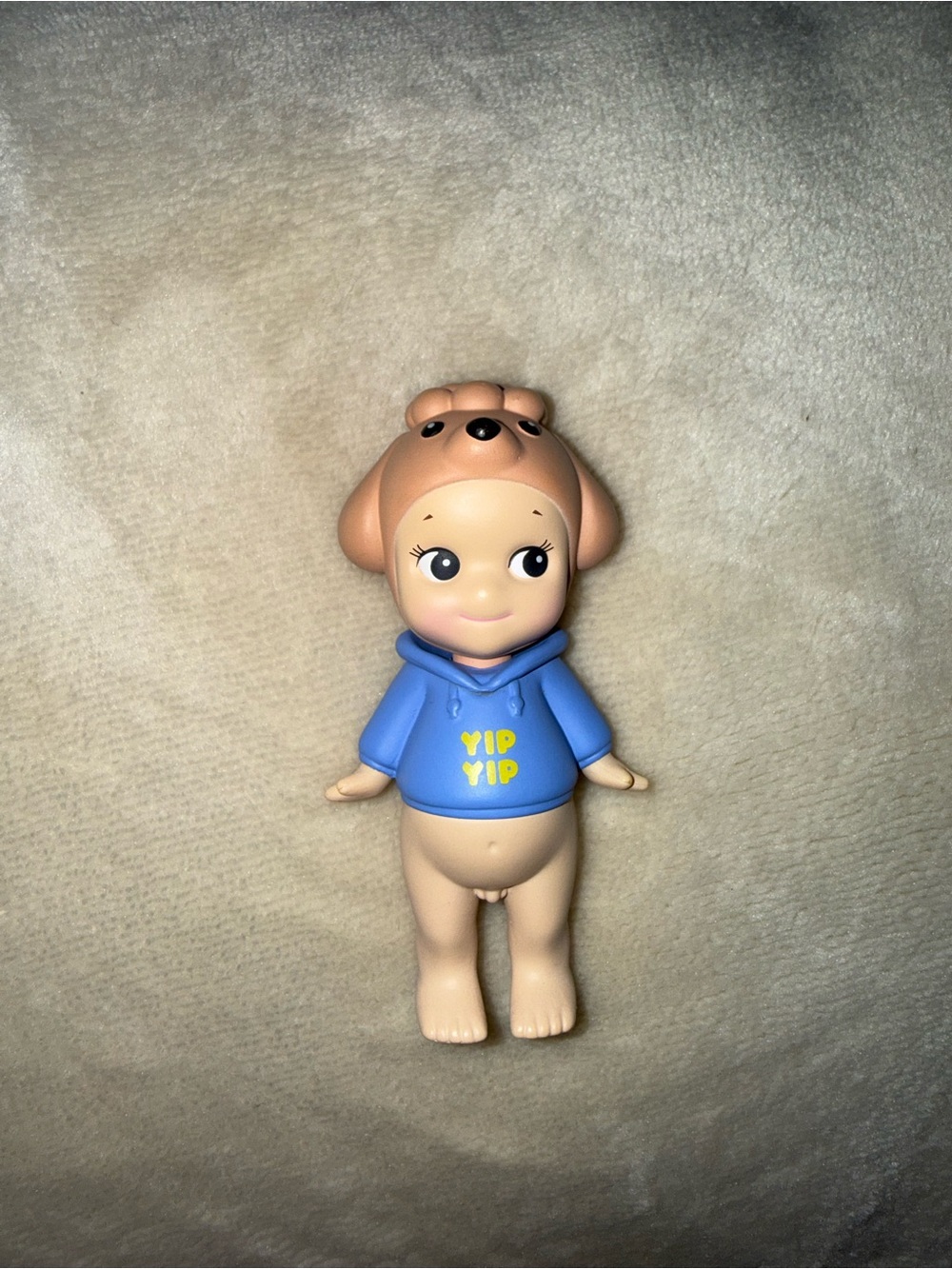 Sonny Angel Toy Poodle - Dog Time Series Figure, Blue Hoodie